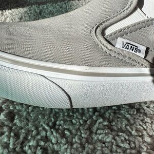 Vans Classic Gray Slip-On Shoes